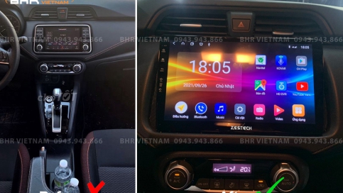 Màn hình DVD Android liền camera 360 xe Nissan Almera 2021 | Zestech Z800+